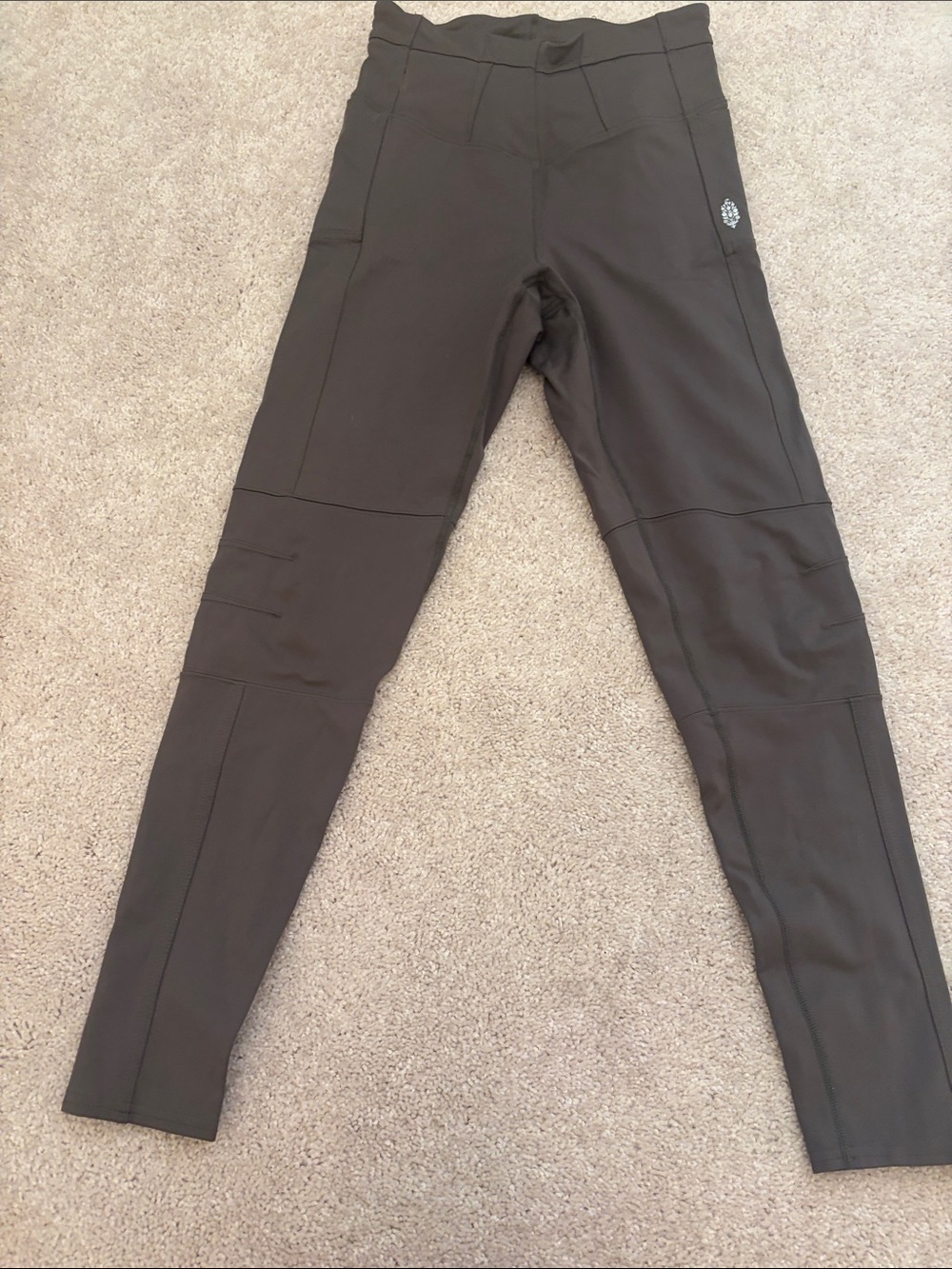 FP Movement by Free People Dark Olive High-Rise Performance Leggings